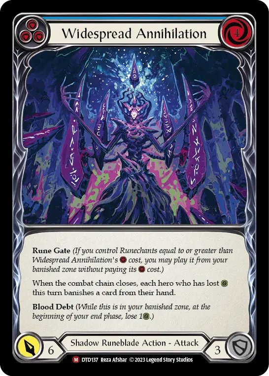 Widespread Annihilation