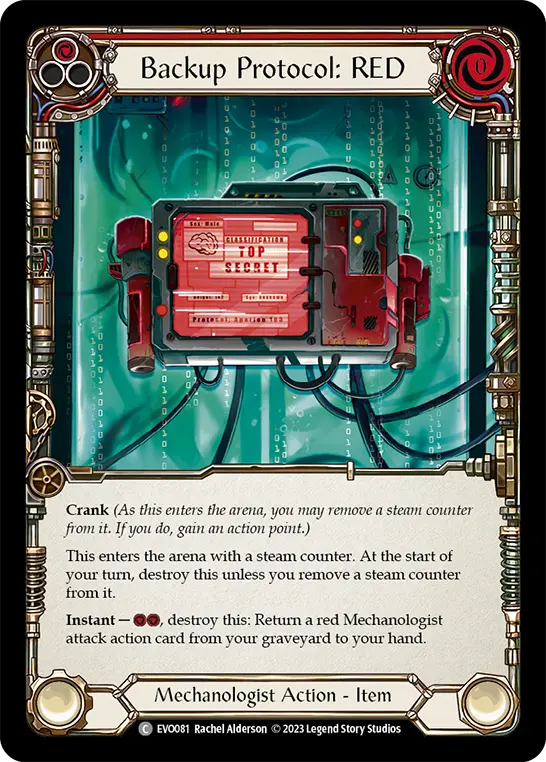 Backup Protocol: RED