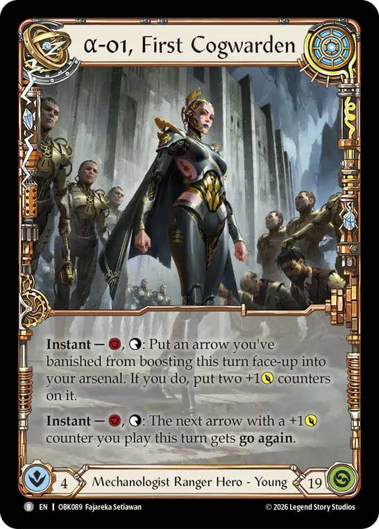 α-01, First Cogwarden