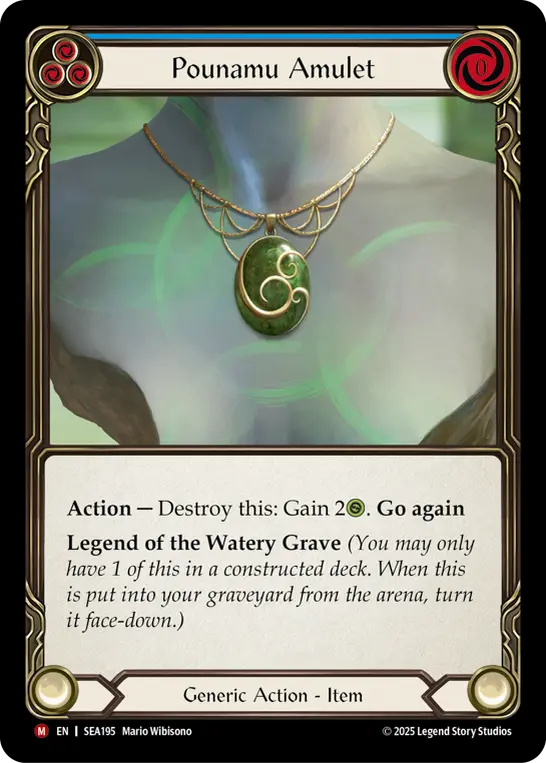 Pounamu Amulet