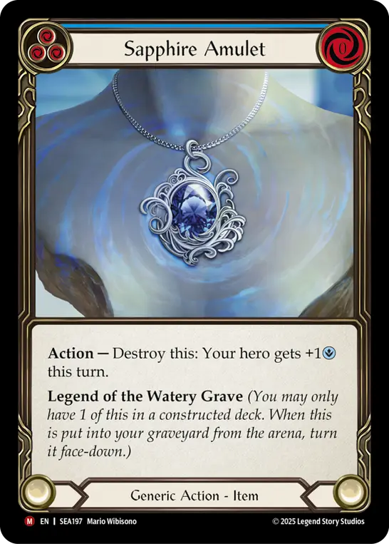 Sapphire Amulet